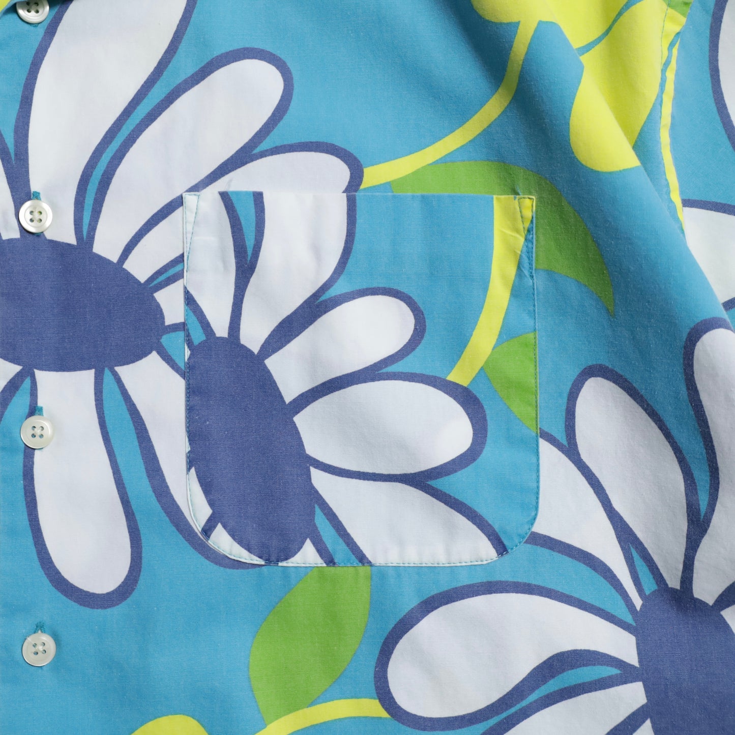 J.CREW ALL-OVER PATTERN COTTON HAWAIIAN SHIRT (XLARGE/GOOD CONDITION)