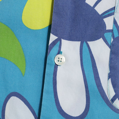 J.CREW ALL-OVER PATTERN COTTON HAWAIIAN SHIRT (XLARGE/GOOD CONDITION)