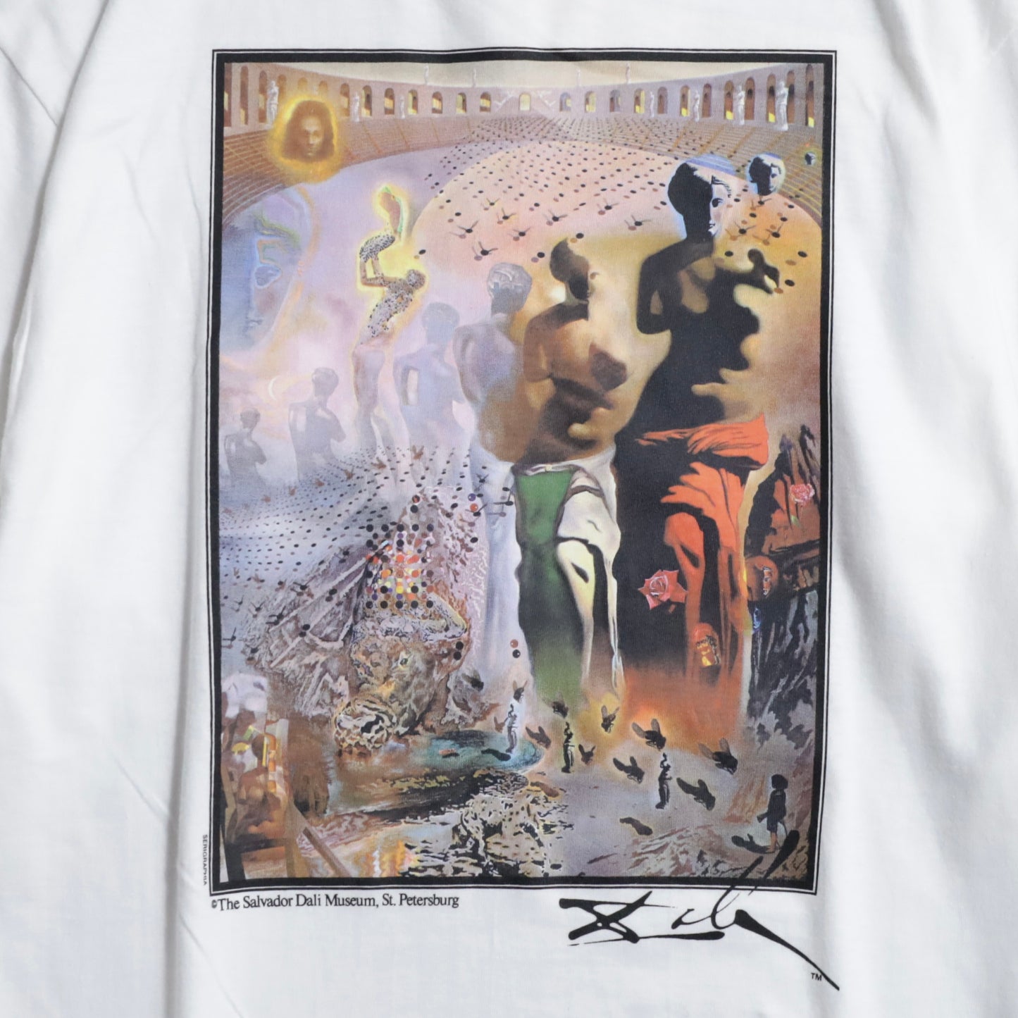 DEAD STOCK THE SALVADOR DALI "THE HALLUCINOGENIC TOREADOR" ART L/S T-SHIRT (WITH FLASHER/DEAD STOCK)