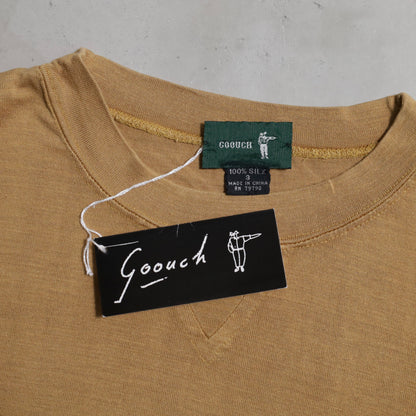 DEAD STOCK GOOUCH SILK L/S T-SHIRT (SIZE 3/WITH FLASHER)