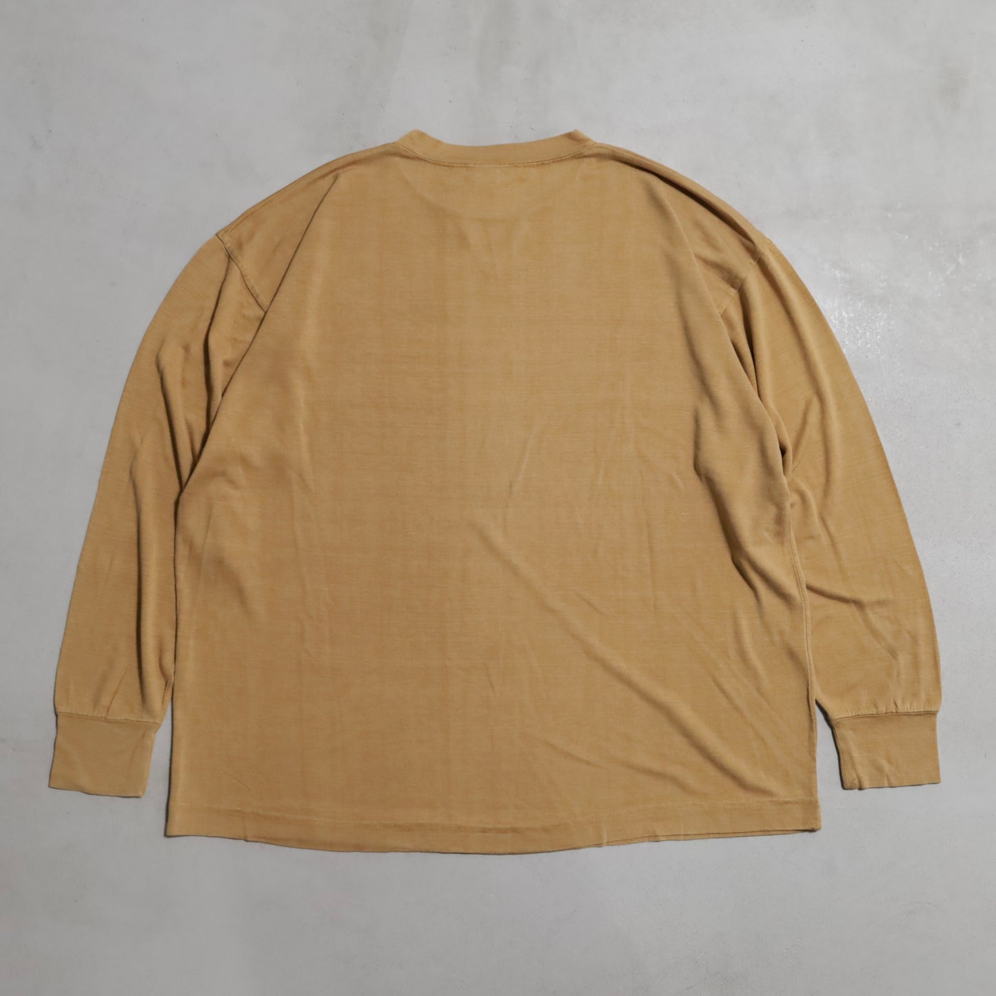 DEAD STOCK GOOUCH SILK L/S T-SHIRT (SIZE 3/WITH FLASHER)