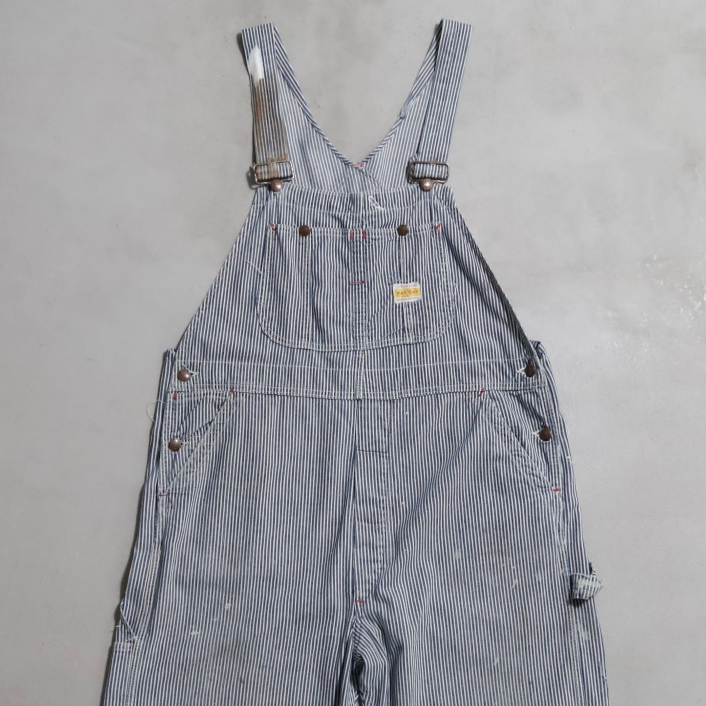 PAY DAY HICKORY STRIPED OVERALL (GOOD USED CONDITION)