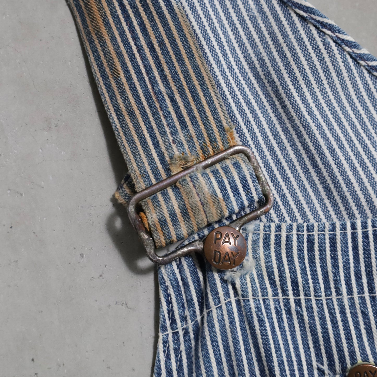 PAY DAY HICKORY STRIPED OVERALL (GOOD USED CONDITION)