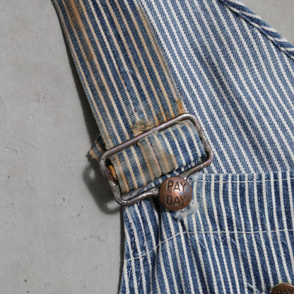 PAY DAY HICKORY STRIPED OVERALL (GOOD USED CONDITION)