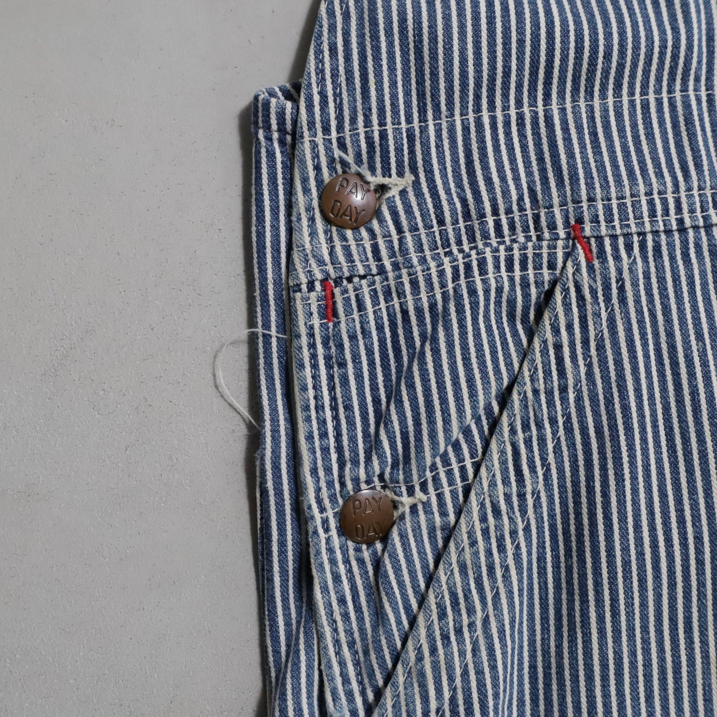 PAY DAY HICKORY STRIPED OVERALL (GOOD USED CONDITION)