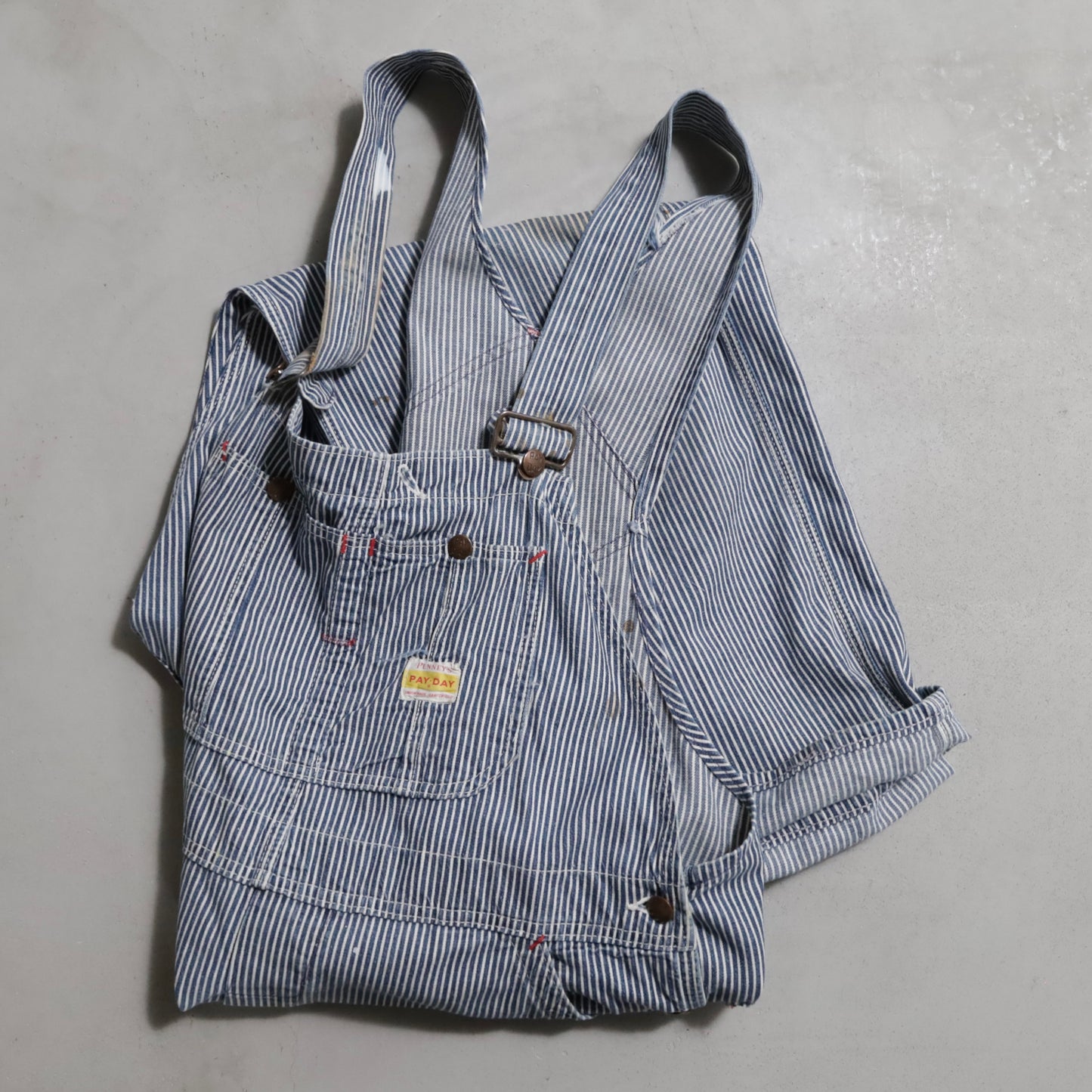 PAY DAY HICKORY STRIPED OVERALL (GOOD USED CONDITION)
