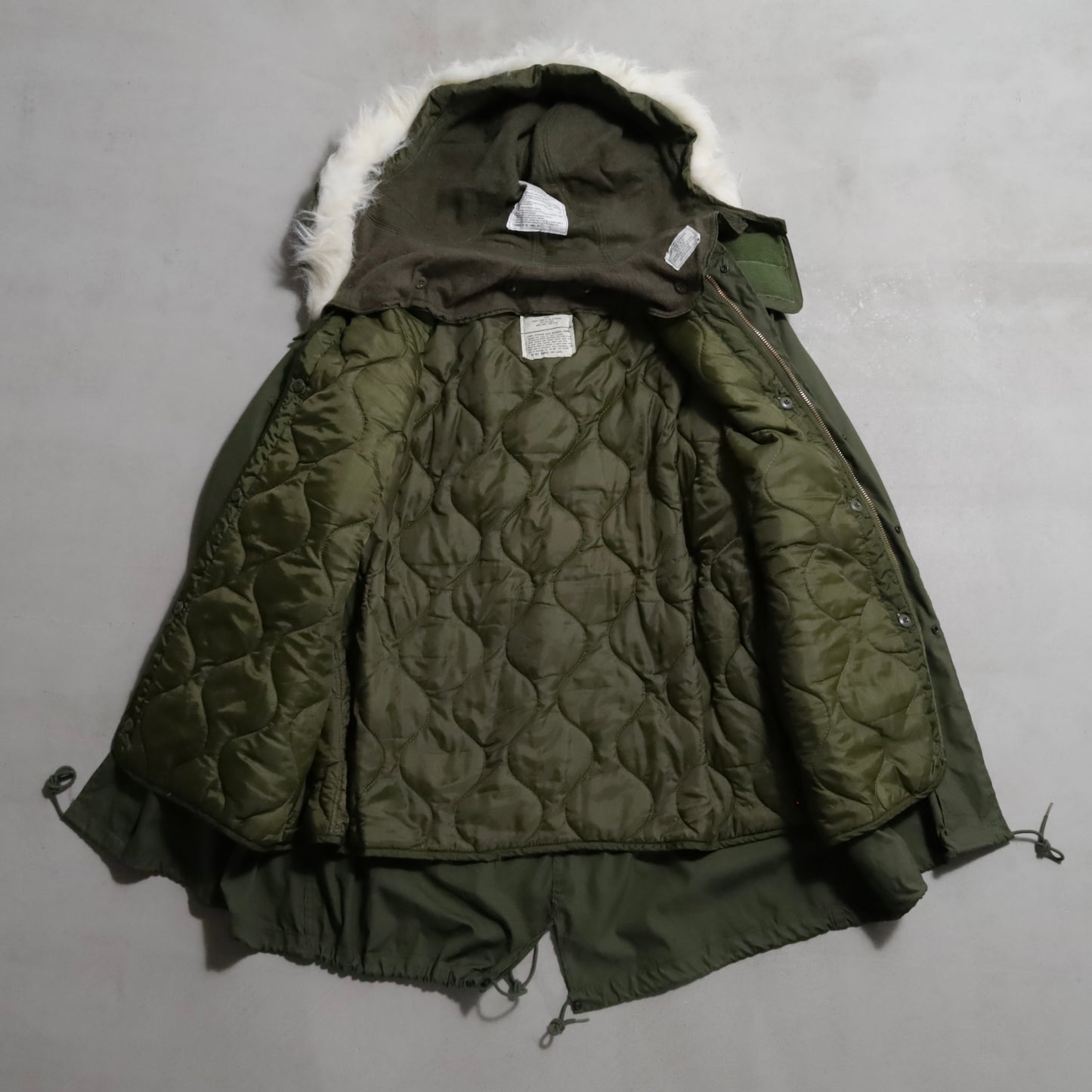 ALMOST DEAD STOCK U.S.ARMY M-65 FIELD PARKA (FULL SET/LARGE)