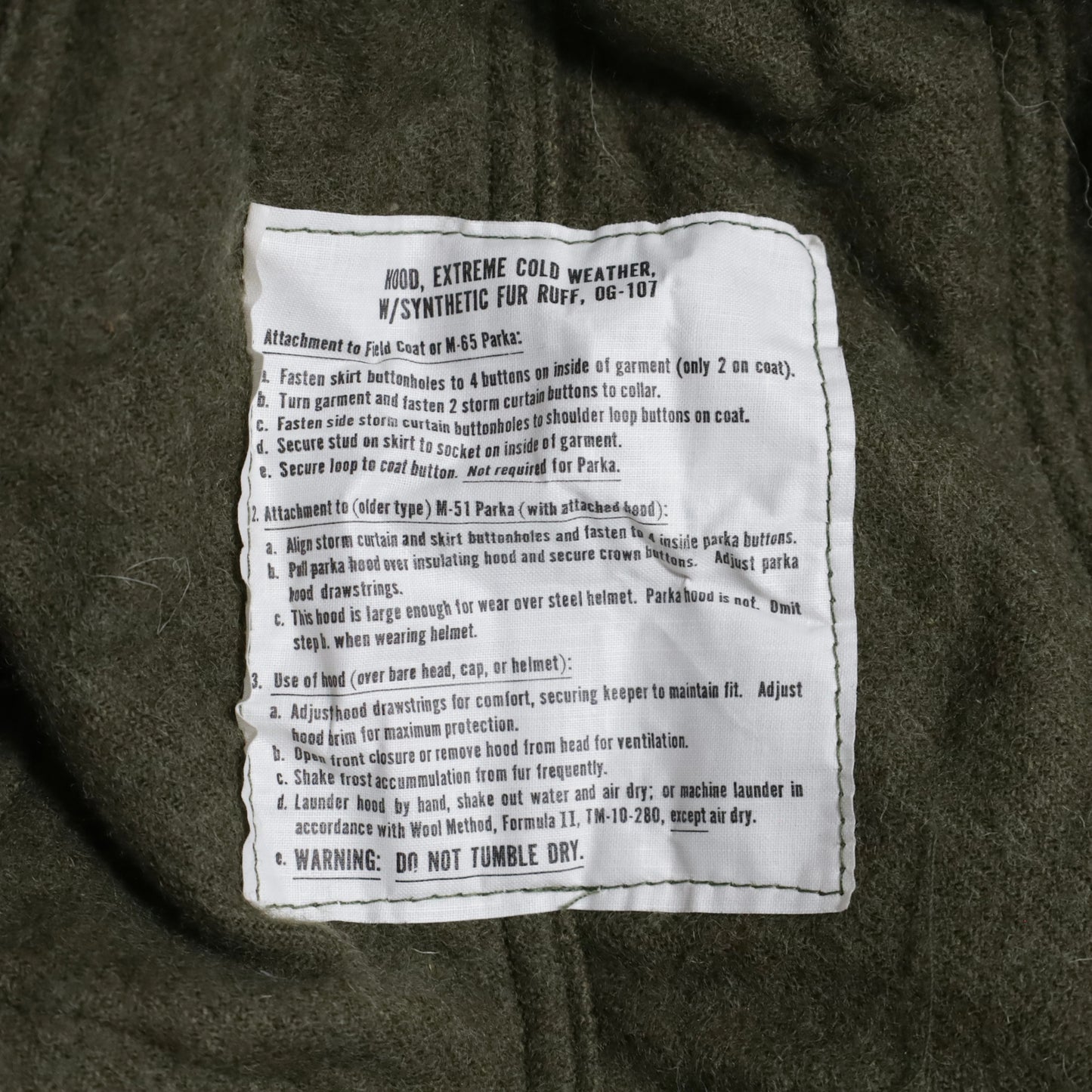 ALMOST DEAD STOCK U.S.ARMY M-65 FIELD PARKA (FULL SET/LARGE)