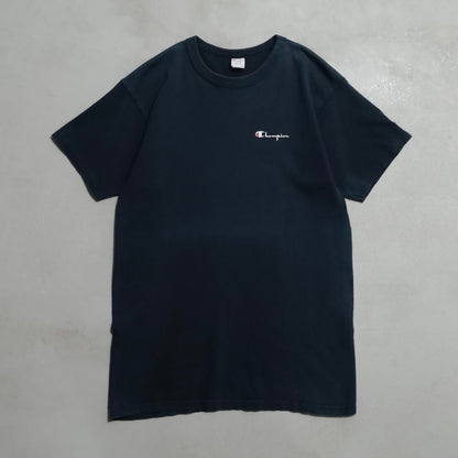 CHAMPION SCRIPT LOGO T-SHIRT (BLACK/LARGE/GOOD CONDITION)