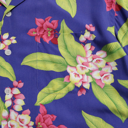 POLO BY RALPH LAUREN RAYON HAWAIIAN SHIRT (LARGE/GOOD CONDITION)