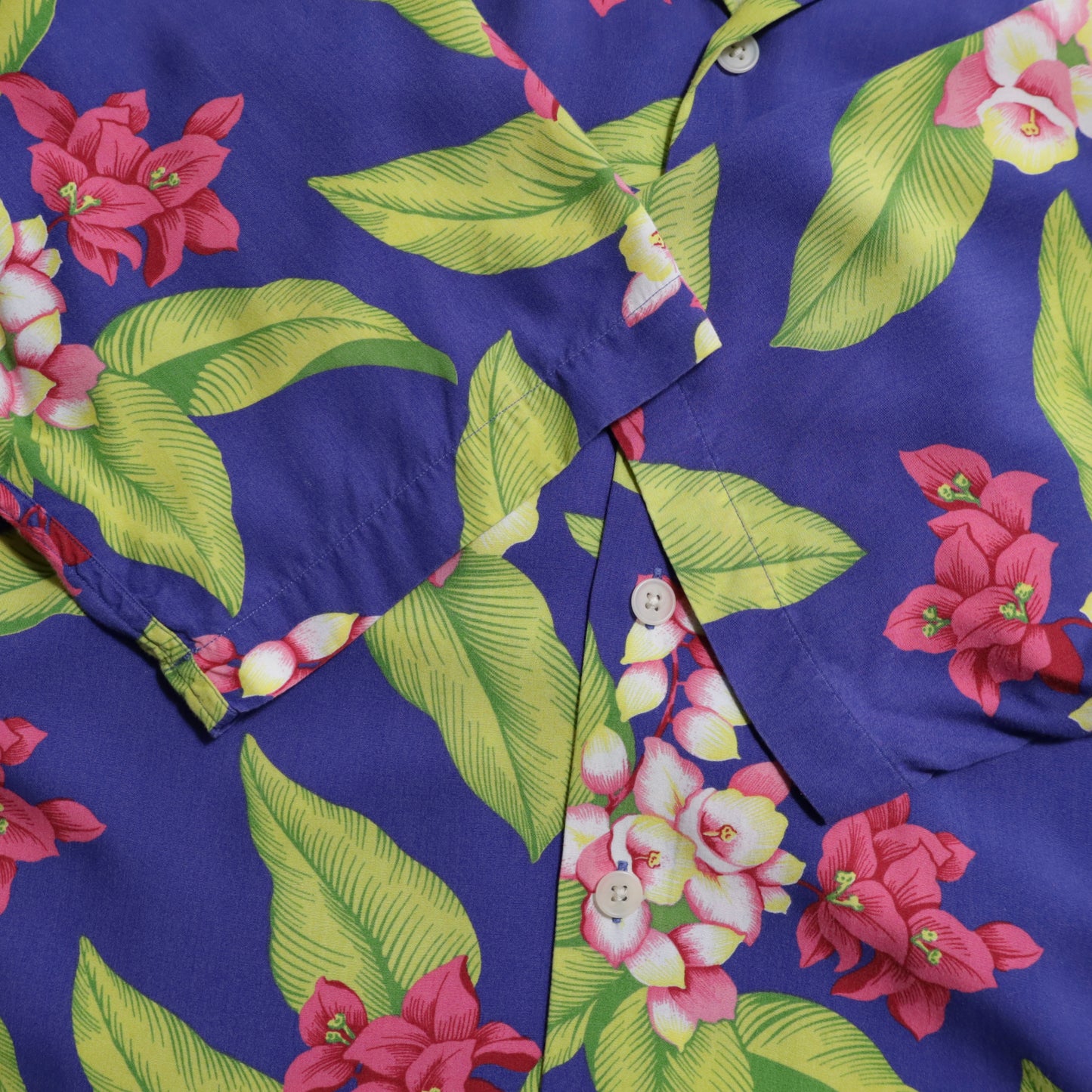POLO BY RALPH LAUREN RAYON HAWAIIAN SHIRT (LARGE/GOOD CONDITION)
