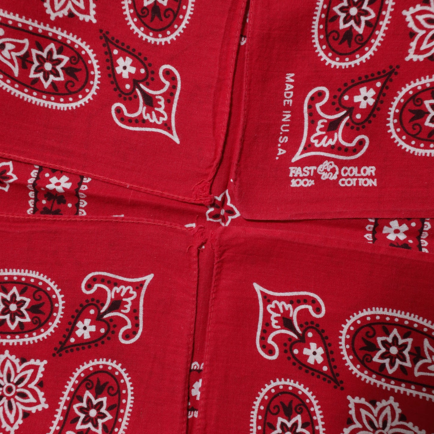 ELEPHANT BRAND PAISLEY PATTERN BANDANA (GOOD CONDITION)