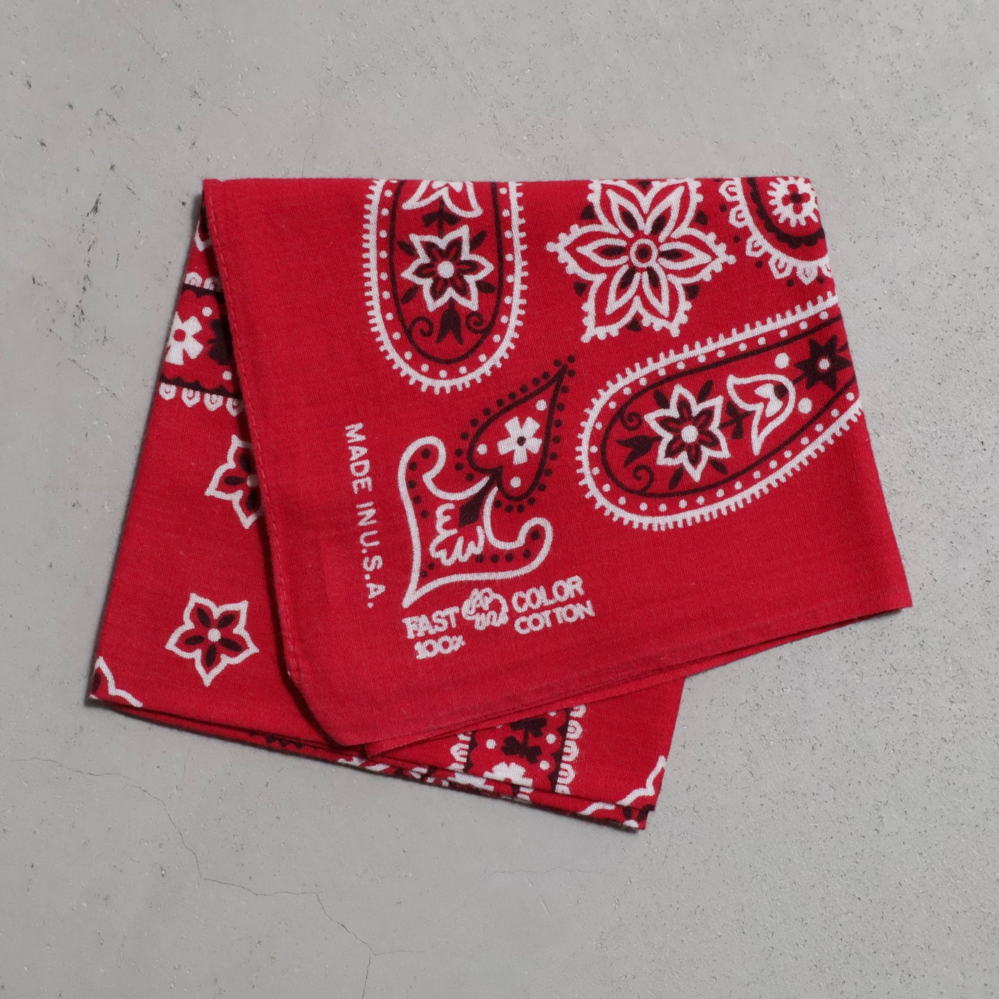 ELEPHANT BRAND PAISLEY PATTERN BANDANA (GOOD CONDITION)