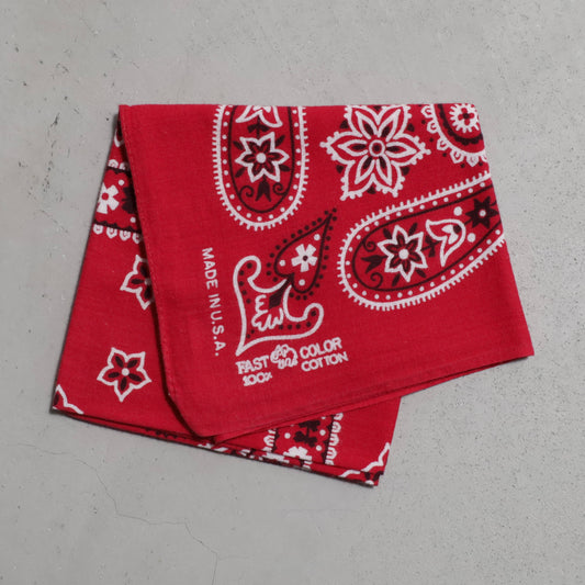 ELEPHANT BRAND PAISLEY PATTERN BANDANA (GOOD CONDITION)