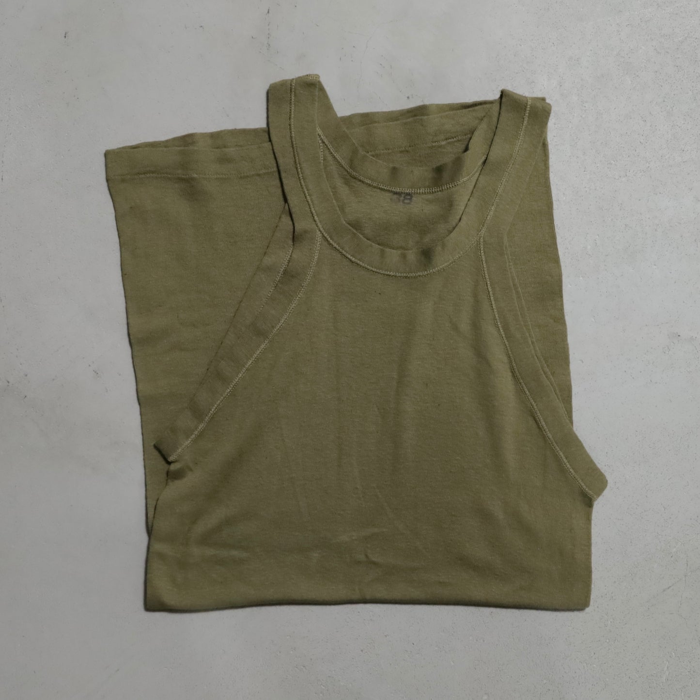 DEAD STOCK WWII U.S.MILITARY COTTON TANK TOP (SIZE 38)