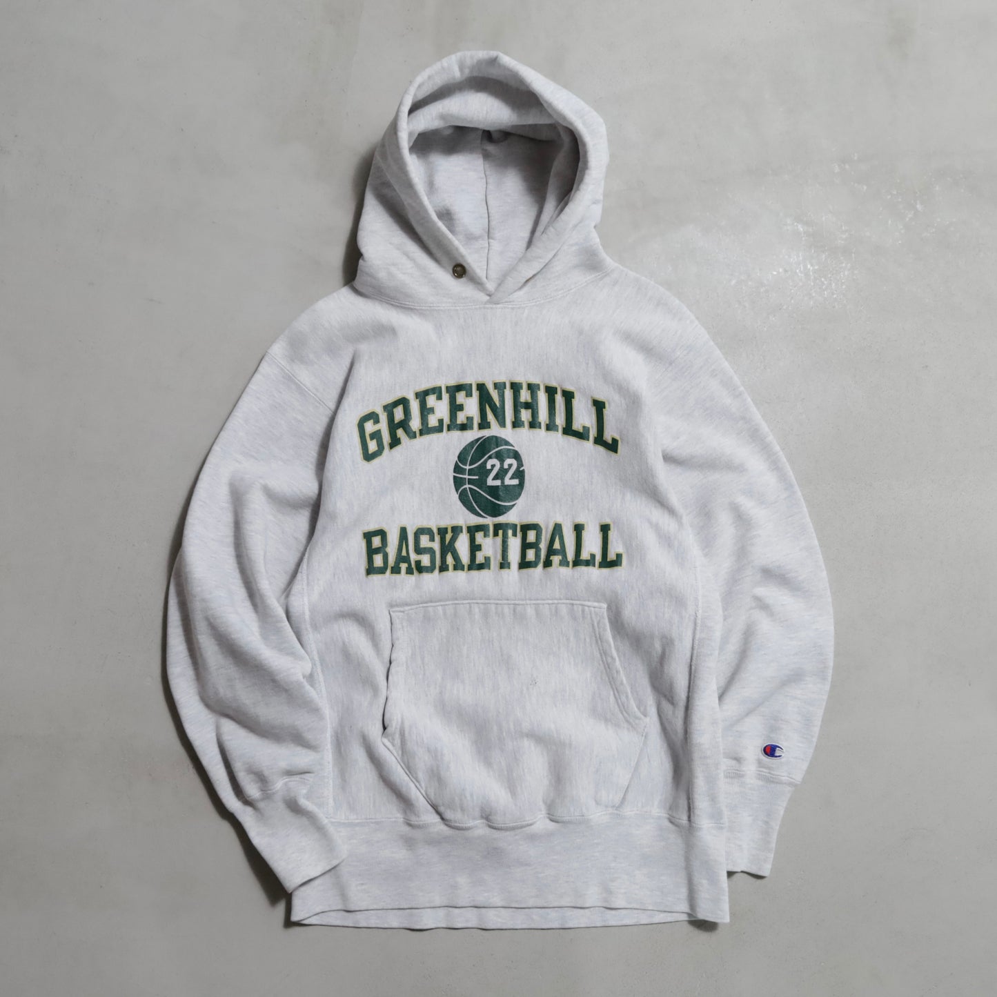 CHAMPION REVERSE WEAVE SWEAT HOODIE (LARGE/GOOD CONDITION)