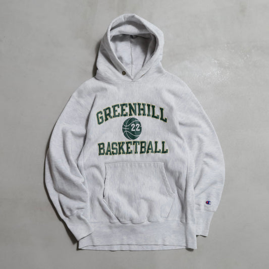 CHAMPION REVERSE WEAVE SWEAT HOODIE (LARGE/GOOD CONDITION)
