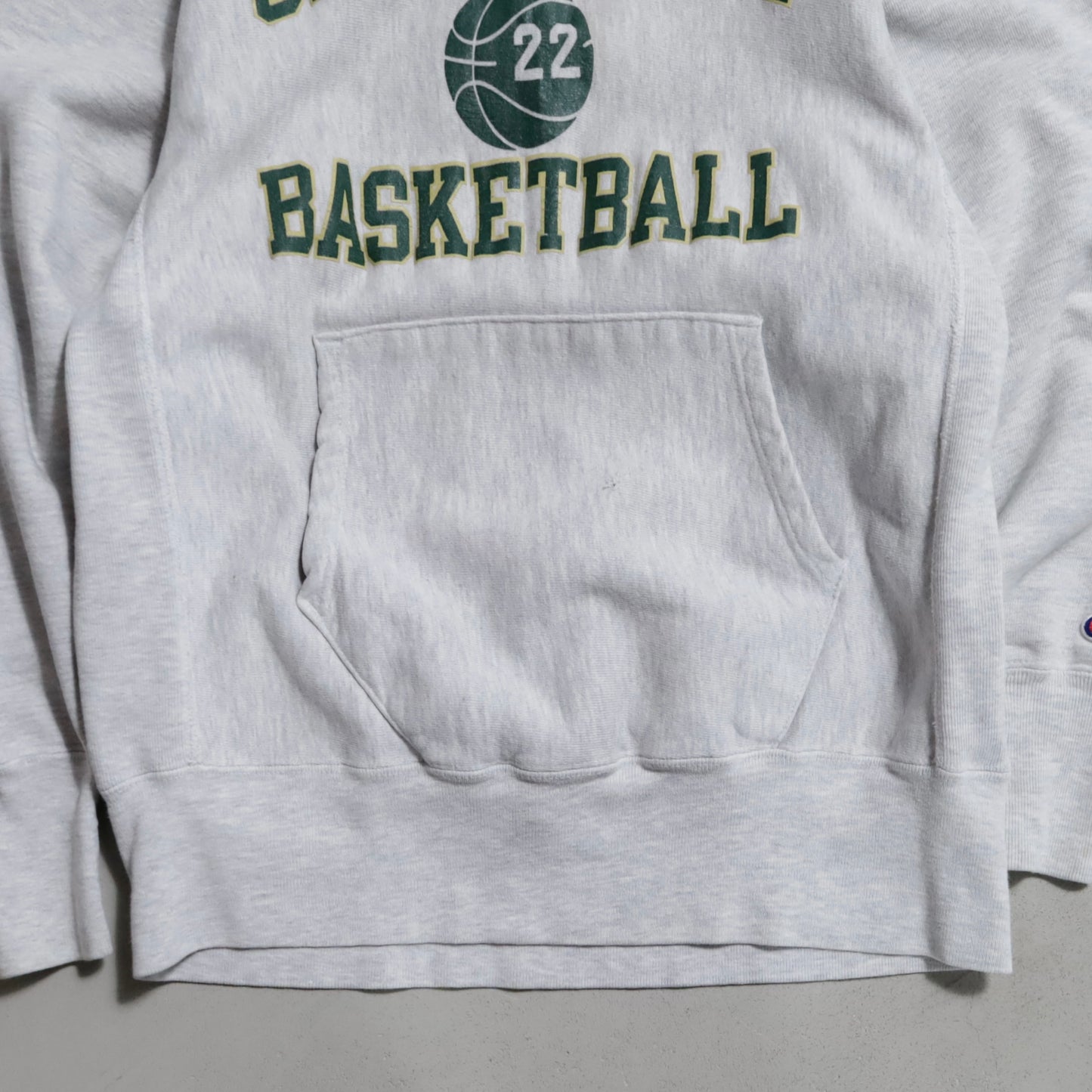 CHAMPION REVERSE WEAVE SWEAT HOODIE (LARGE/GOOD CONDITION)