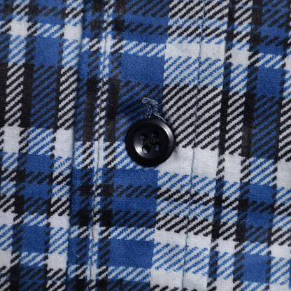 DEAD STOCK JCPENNEY PRINT FLANNEL SHIRT (LARGE 16-16 1/2)