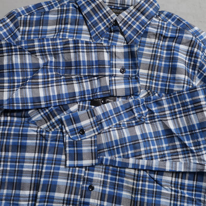 DEAD STOCK JCPENNEY PRINT FLANNEL SHIRT (LARGE 16-16 1/2)