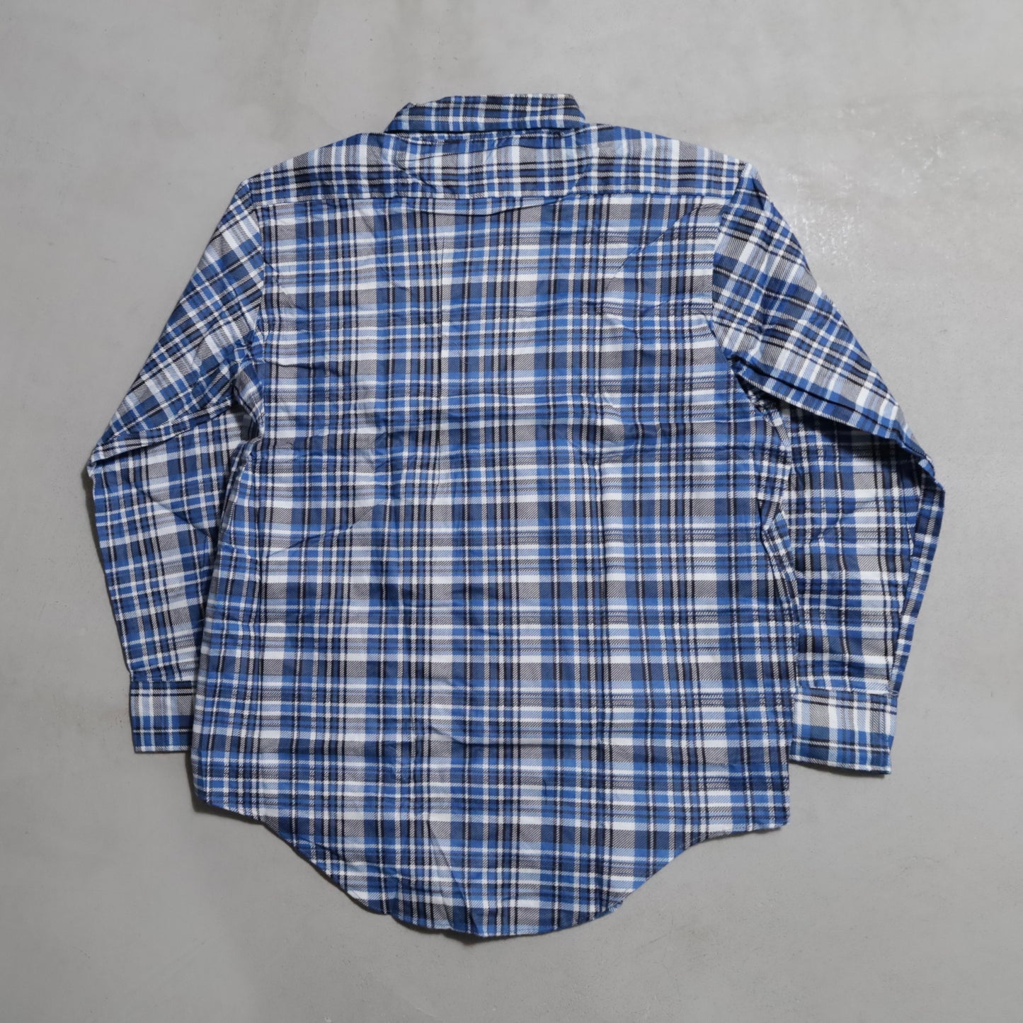 DEAD STOCK JCPENNEY PRINT FLANNEL SHIRT (LARGE 16-16 1/2)