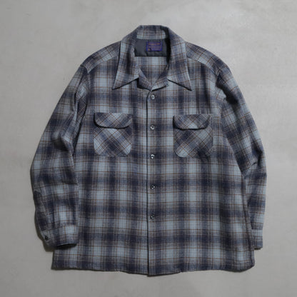 PENDLETON SHADOW PLAID WOOL BOX SHIRT (XLARGE/VERY GOOD CONDITION)