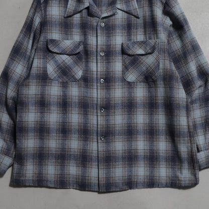 PENDLETON SHADOW PLAID WOOL BOX SHIRT (XLARGE/VERY GOOD CONDITION)