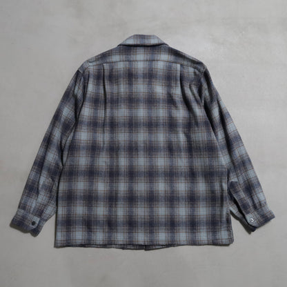 PENDLETON SHADOW PLAID WOOL BOX SHIRT (XLARGE/VERY GOOD CONDITION)