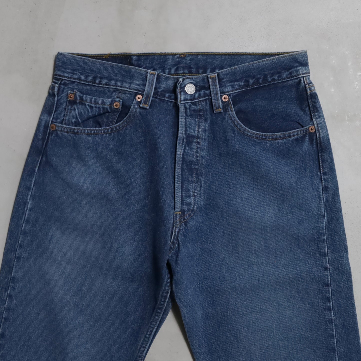 DEAD STOCK LEVI'S 501-0195 WASHED DENIM PANTS (W31/L30)