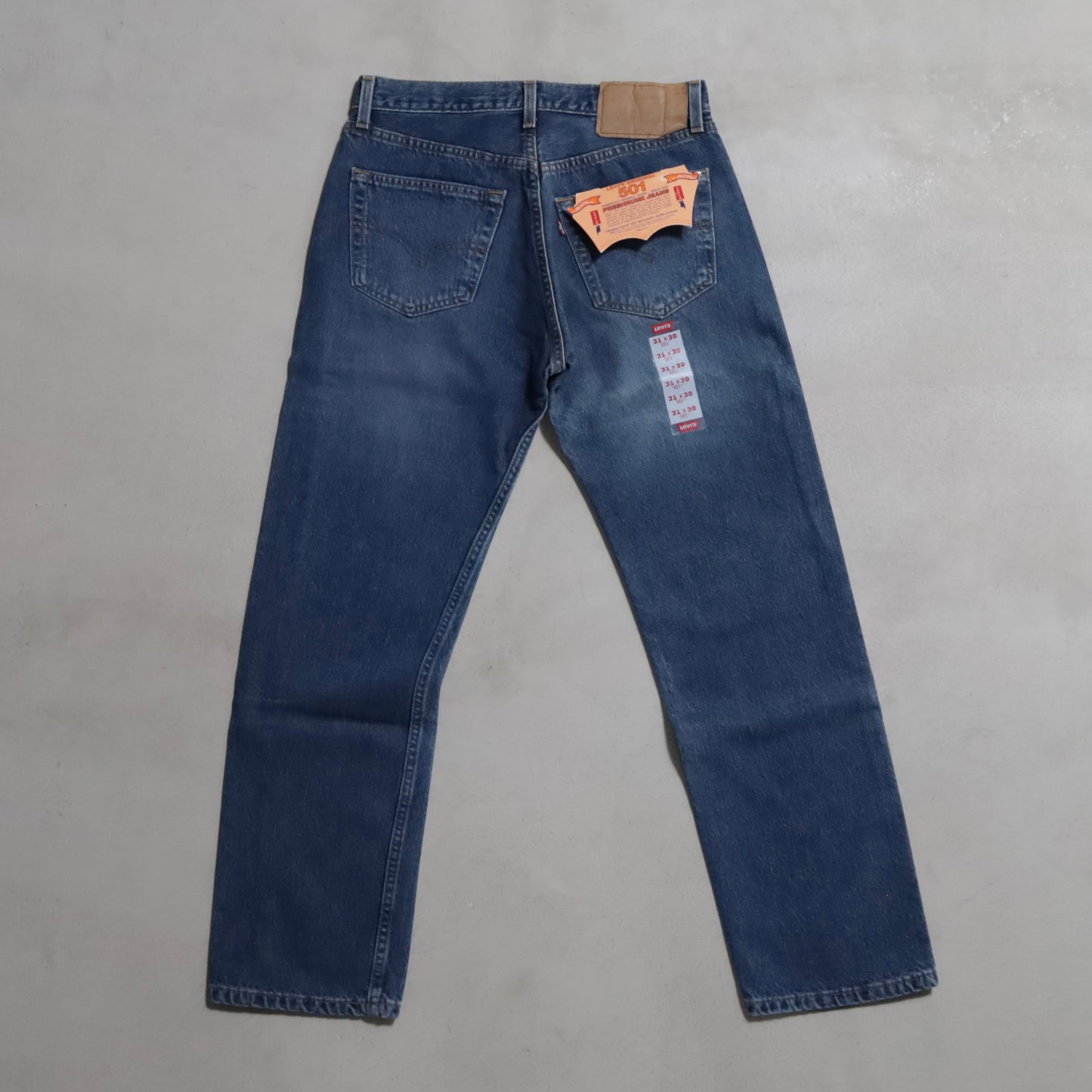 DEAD STOCK LEVI'S 501-0195 WASHED DENIM PANTS (W31/L30)