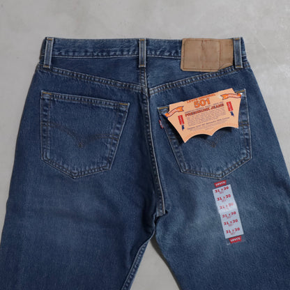DEAD STOCK LEVI'S 501-0195 WASHED DENIM PANTS (W31/L30)
