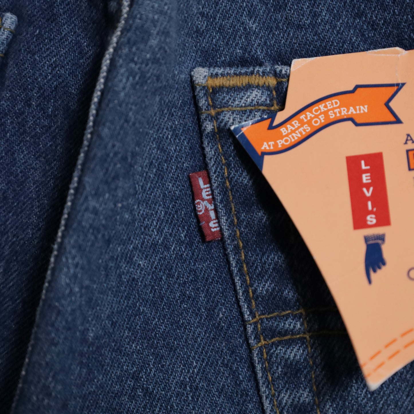 DEAD STOCK LEVI'S 501-0195 WASHED DENIM PANTS (W31/L30)