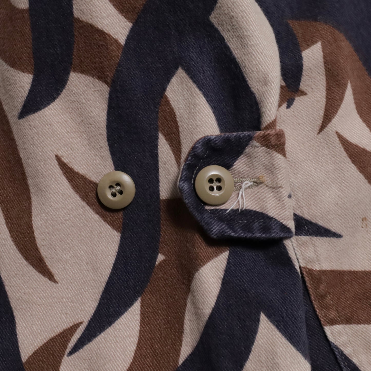 ASAT TRIBAL PATTERN CAMO 2-POCKET JACKET (LARGE-LONG/GOOD CONDITION)