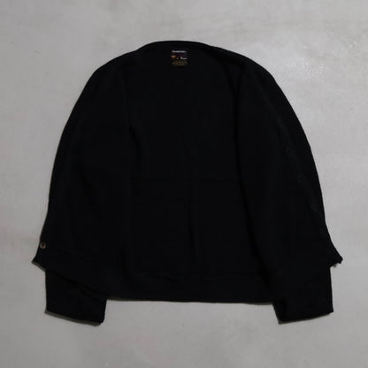 TOWNCRAFT BLACK ALPACA CARDIGAN (MEDIUM/GOOD CONDITION)
