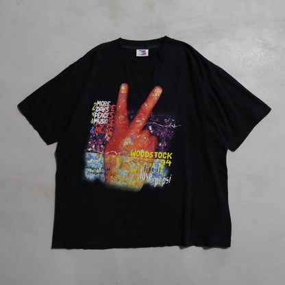 WOODSTOCK '94 MUSIC T-SHIRT (25TH ANNIVERSARY/XLARGE/GOOD CONDITION)