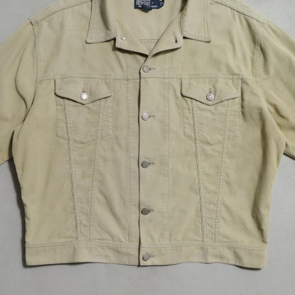 POLO BY RALPH LAUREN CORDUROY TRUCKER JACKET (XLARGE/GOOD USED CONDITION)
