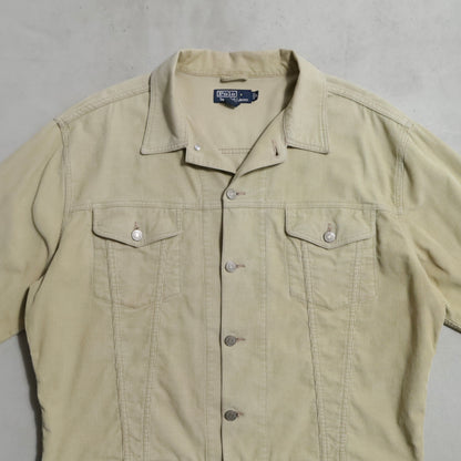 POLO BY RALPH LAUREN CORDUROY TRUCKER JACKET (XLARGE/GOOD USED CONDITION)