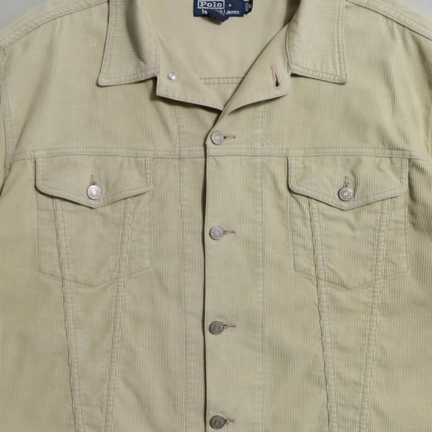 POLO BY RALPH LAUREN CORDUROY TRUCKER JACKET (XLARGE/GOOD USED CONDITION)