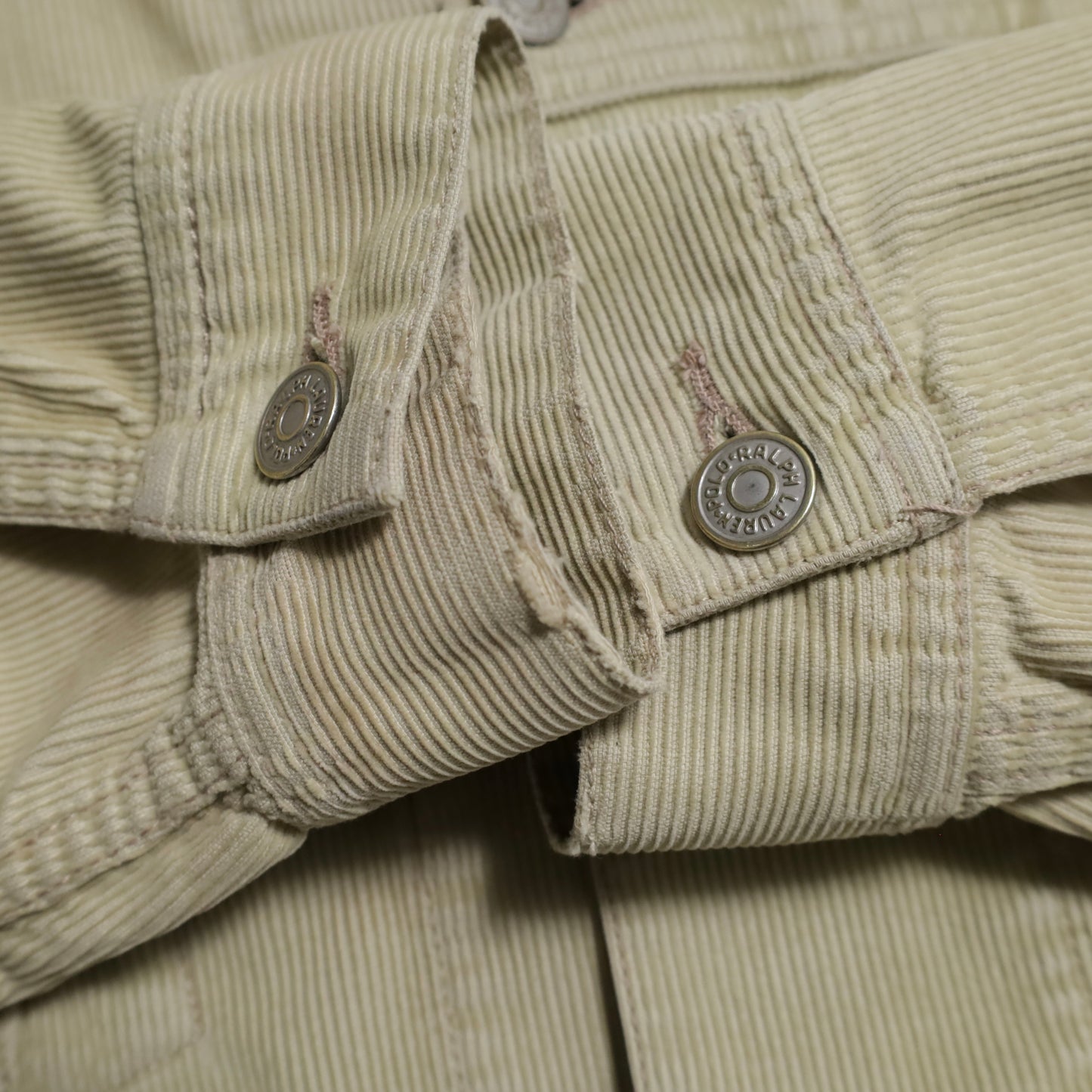 POLO BY RALPH LAUREN CORDUROY TRUCKER JACKET (XLARGE/GOOD USED CONDITION)