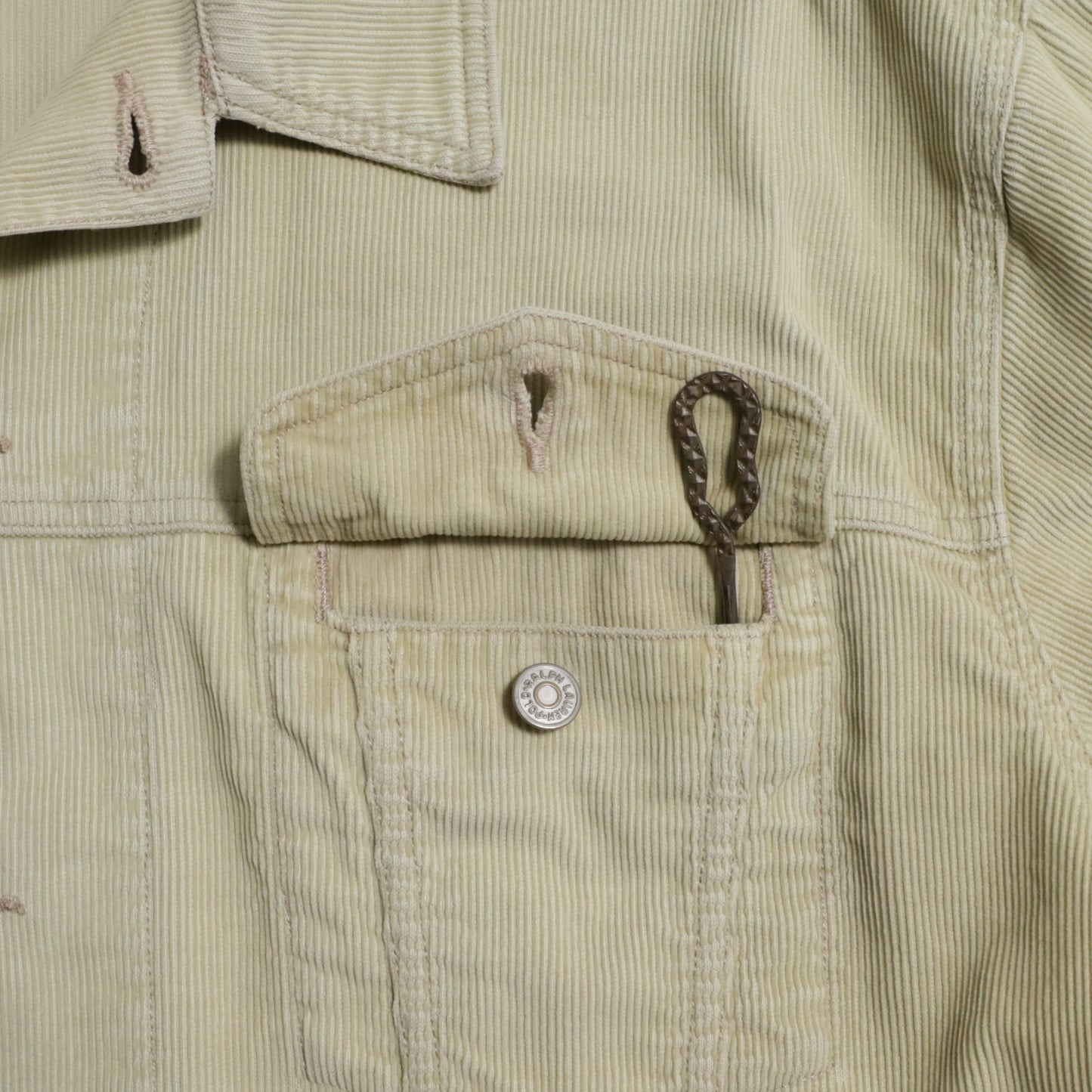 POLO BY RALPH LAUREN CORDUROY TRUCKER JACKET (XLARGE/GOOD USED CONDITION)