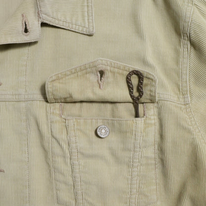 POLO BY RALPH LAUREN CORDUROY TRUCKER JACKET (XLARGE/GOOD USED CONDITION)