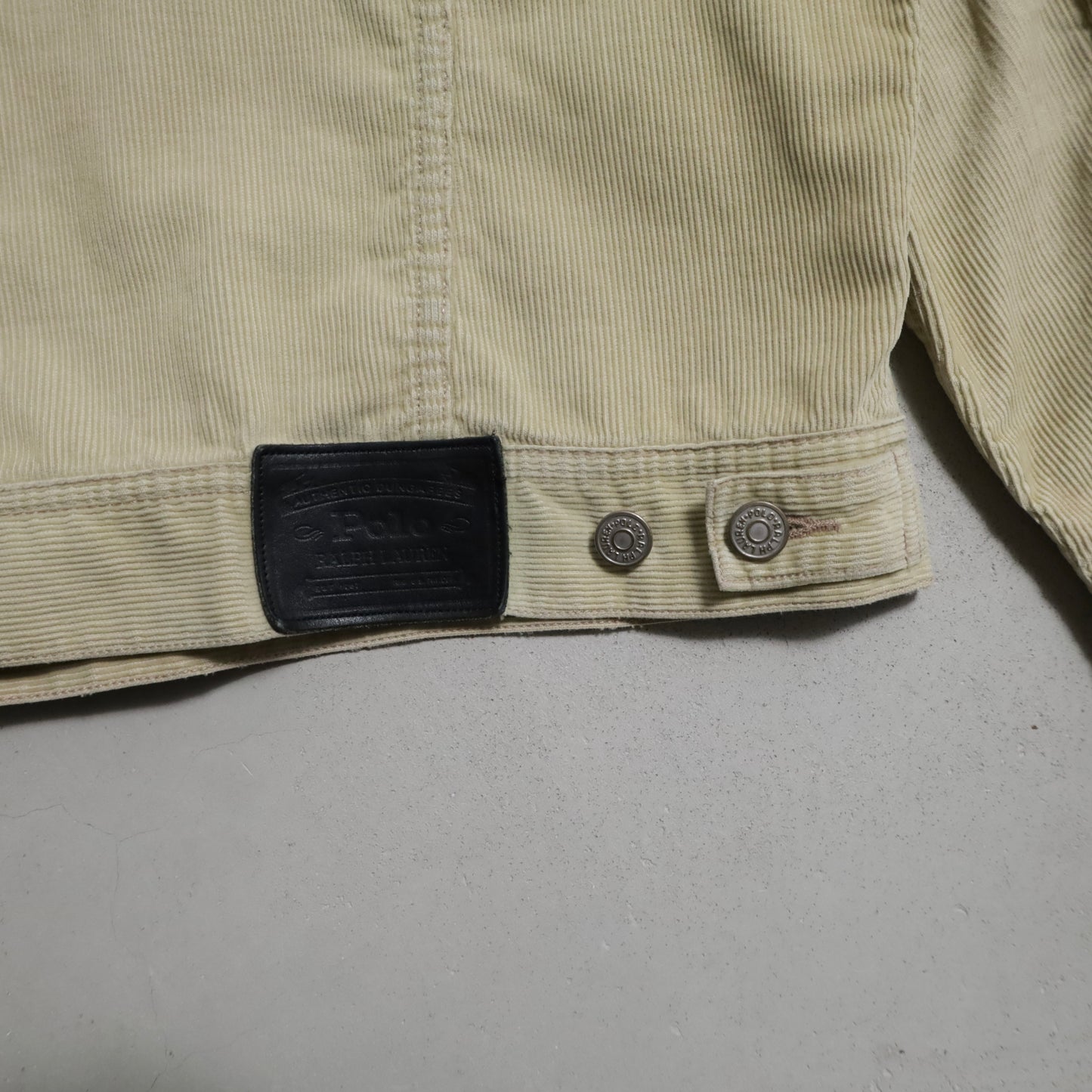 POLO BY RALPH LAUREN CORDUROY TRUCKER JACKET (XLARGE/GOOD USED CONDITION)
