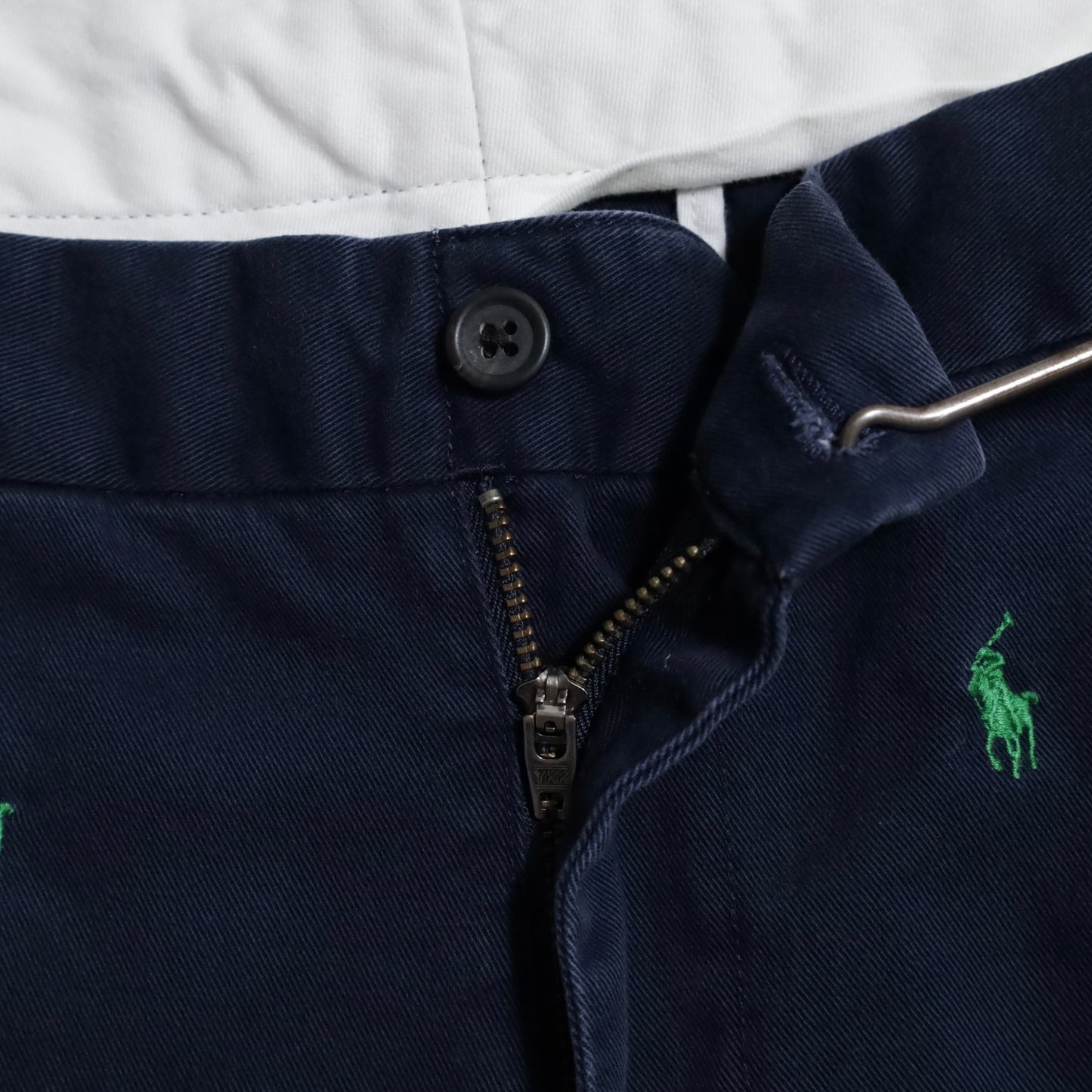 POLO BY RALPH LAUREN PONY EMBROIDERY CHINO TROUSERS (W38L30/GOOD CONDITION)