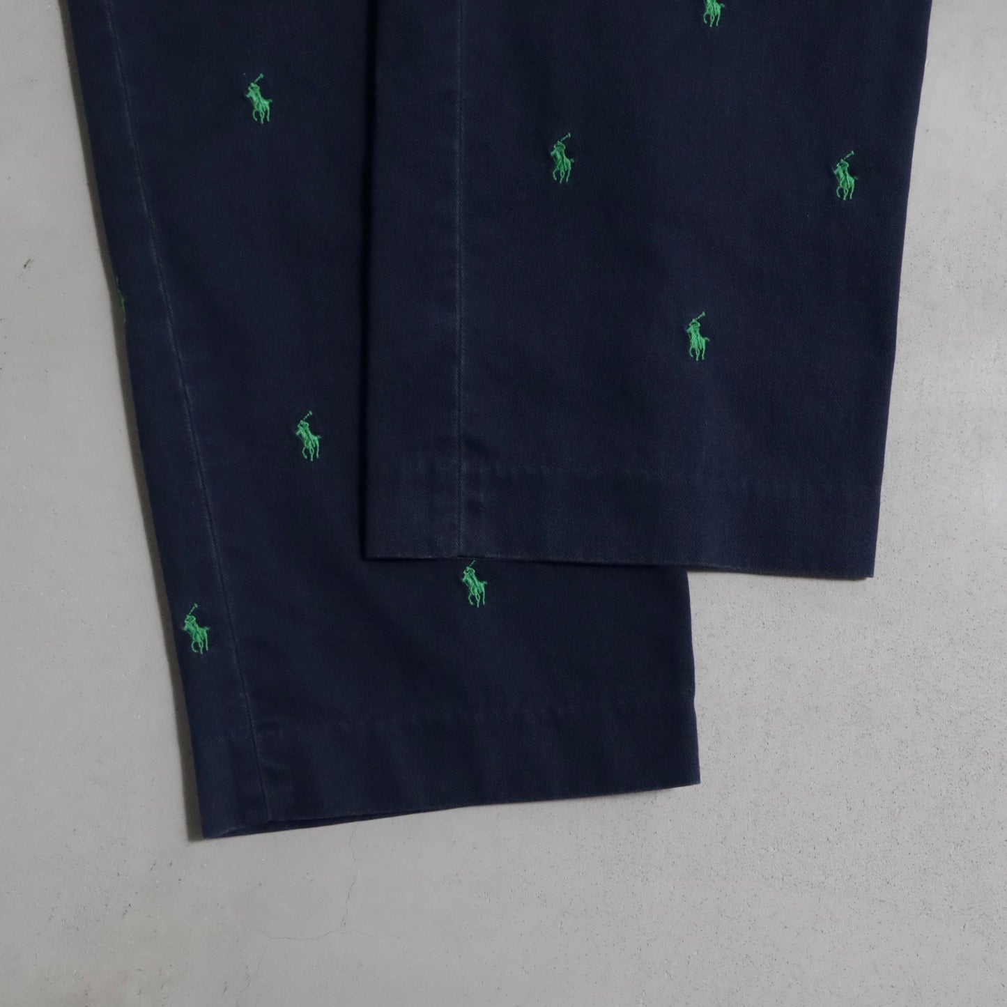POLO BY RALPH LAUREN PONY EMBROIDERY CHINO TROUSERS (W38L30/GOOD CONDITION)