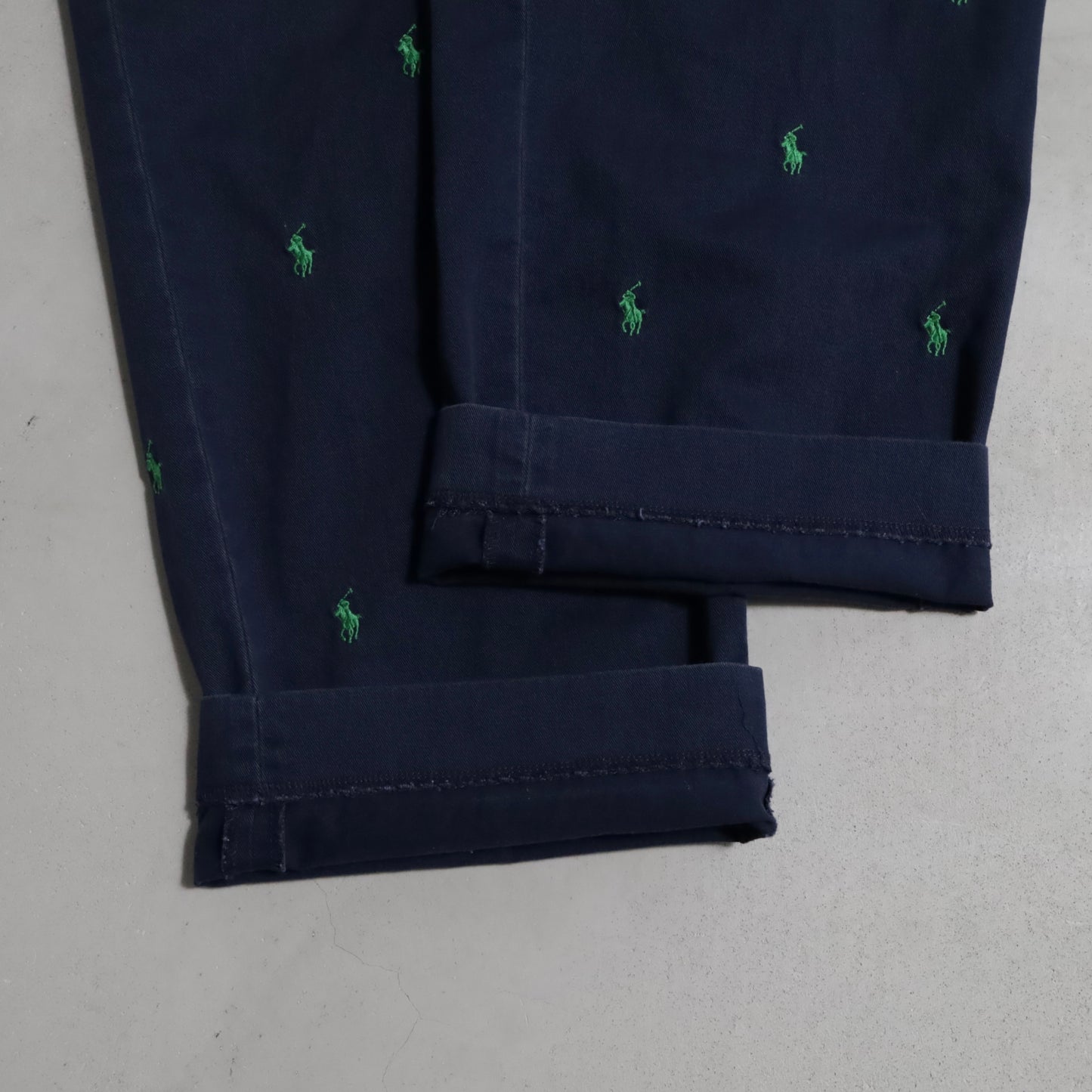 POLO BY RALPH LAUREN PONY EMBROIDERY CHINO TROUSERS (W38L30/GOOD CONDITION)