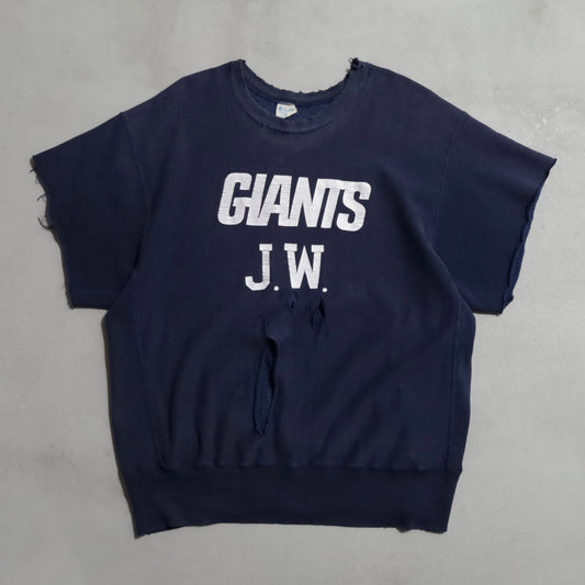 CHAMPION REVERSE WEAVE CUT-OFF SWEAT SHIRT (XLARGE/GOOD DAMAGE)