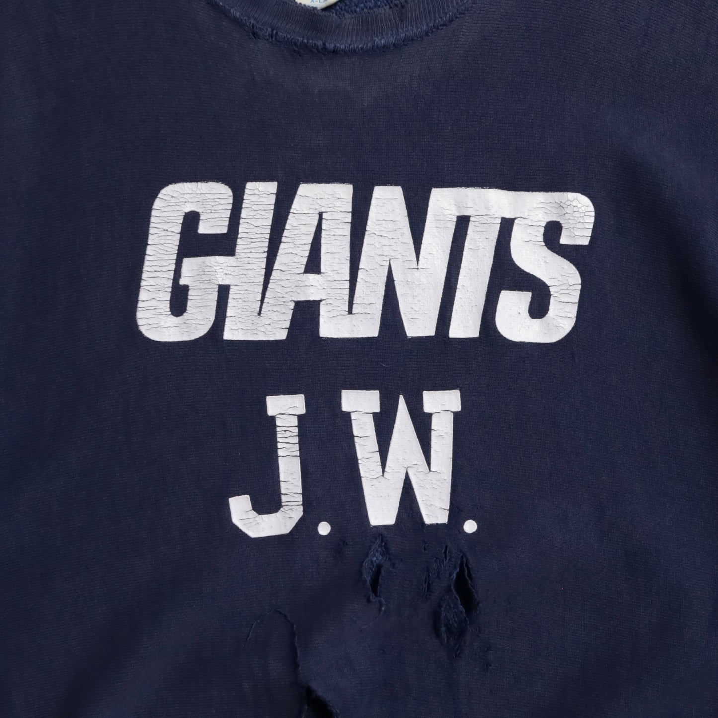 CHAMPION REVERSE WEAVE CUT-OFF SWEAT SHIRT (XLARGE/GOOD DAMAGE)