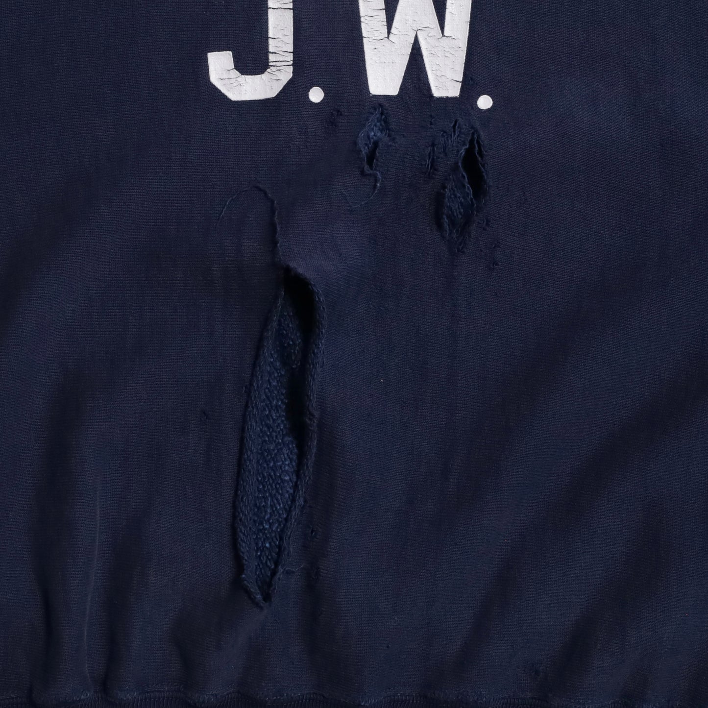 CHAMPION REVERSE WEAVE CUT-OFF SWEAT SHIRT (XLARGE/GOOD DAMAGE)
