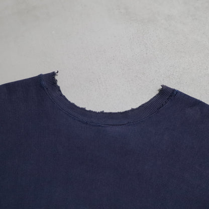 CHAMPION REVERSE WEAVE CUT-OFF SWEAT SHIRT (XLARGE/GOOD DAMAGE)