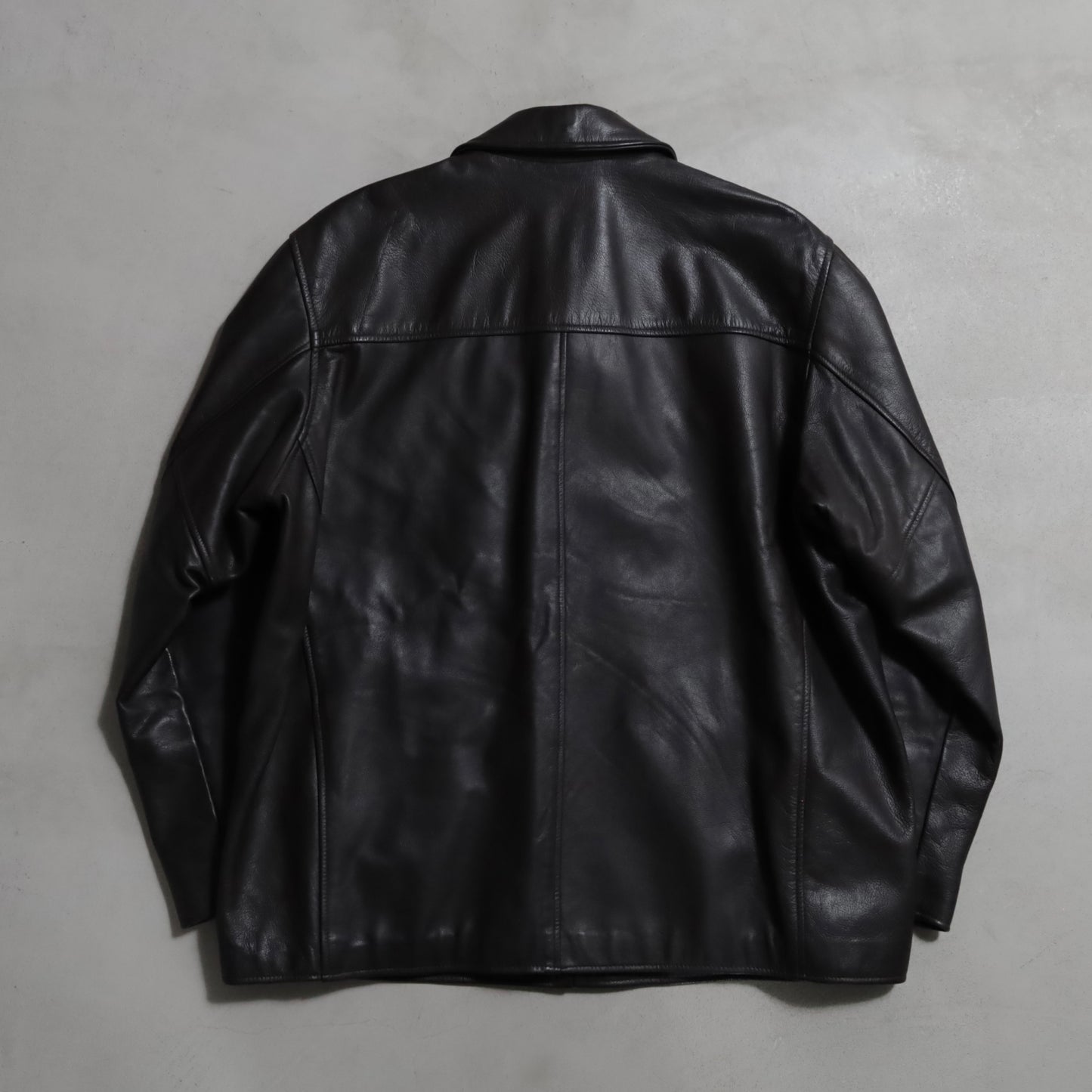 L.L.BEAN GOATSKIN LEATHER JACKET (XLARGE/GOOD CONDITION)